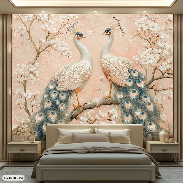  Tranh Dán Tường Hạnh Phúc Viên Mãn 8D 16D - C2101B 