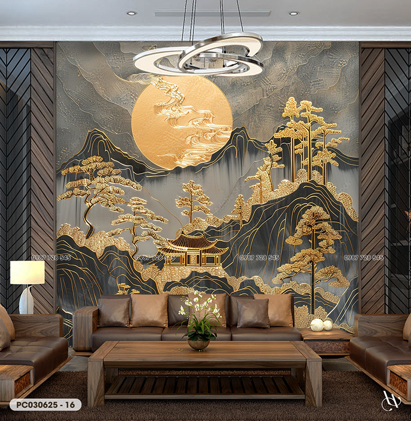  Tranh Dán Tường Phong Cảnh 8D 16D - PC030625 