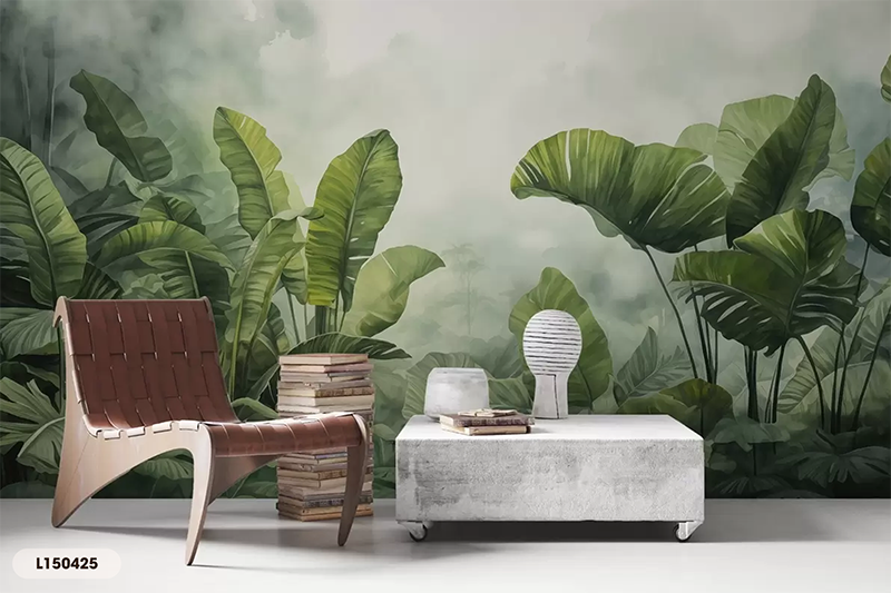  Tranh Dán Tường Lá 8D 16D - L150425 