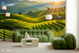  Tranh Dán Tường Ruộng Bậc Thang 8D 16D - R13825 