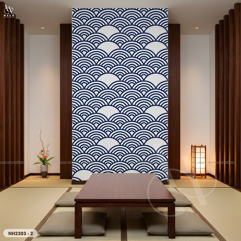 Tranh Dán Tường Nhà Hàng Nhật Bản Cổ Điển - NH2303 