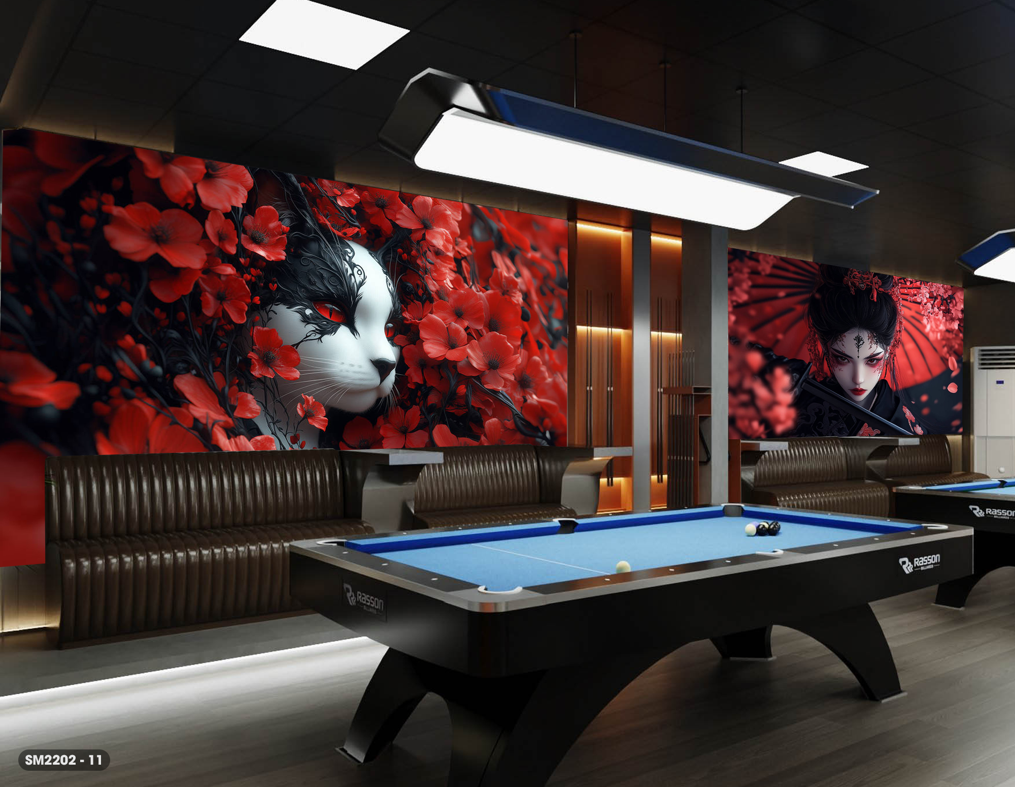  Tranh Dán Tường Samurai 8D 16D - SM2202 