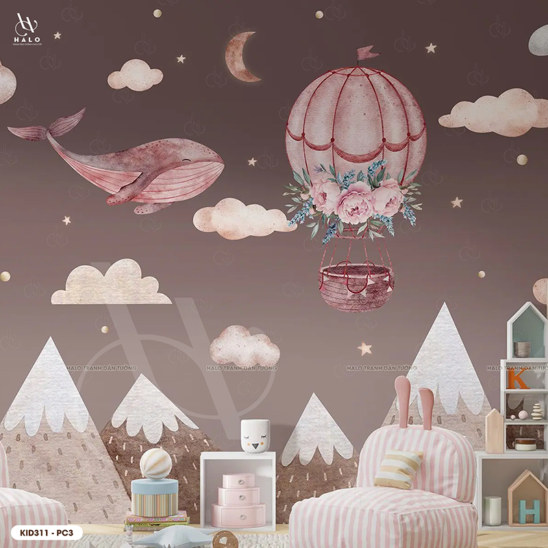  Tranh Dán Tường Phong Cảnh 8D 16D - KID311 