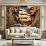  Tranh Dán Tường Thuận Buồm Xuôi Gió  8D 16D - PC030625 