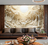  Tranh Dán Tường Phong Cảnh 8D 16D - PC030625 