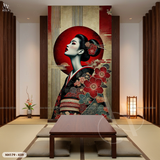  Tranh Dán Tường Nhà Hàng Nhật Bản Cổ Điển - NH179 