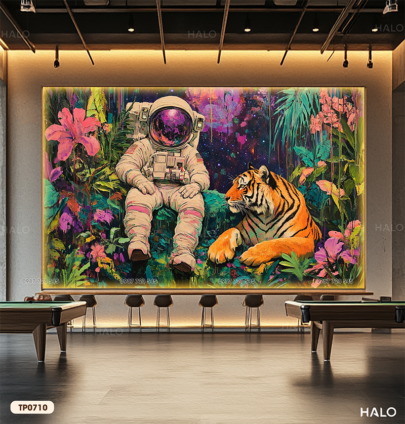  Tranh Dán Tường Mộng Ảo Ngân Hà 8D 16D - TP0710 