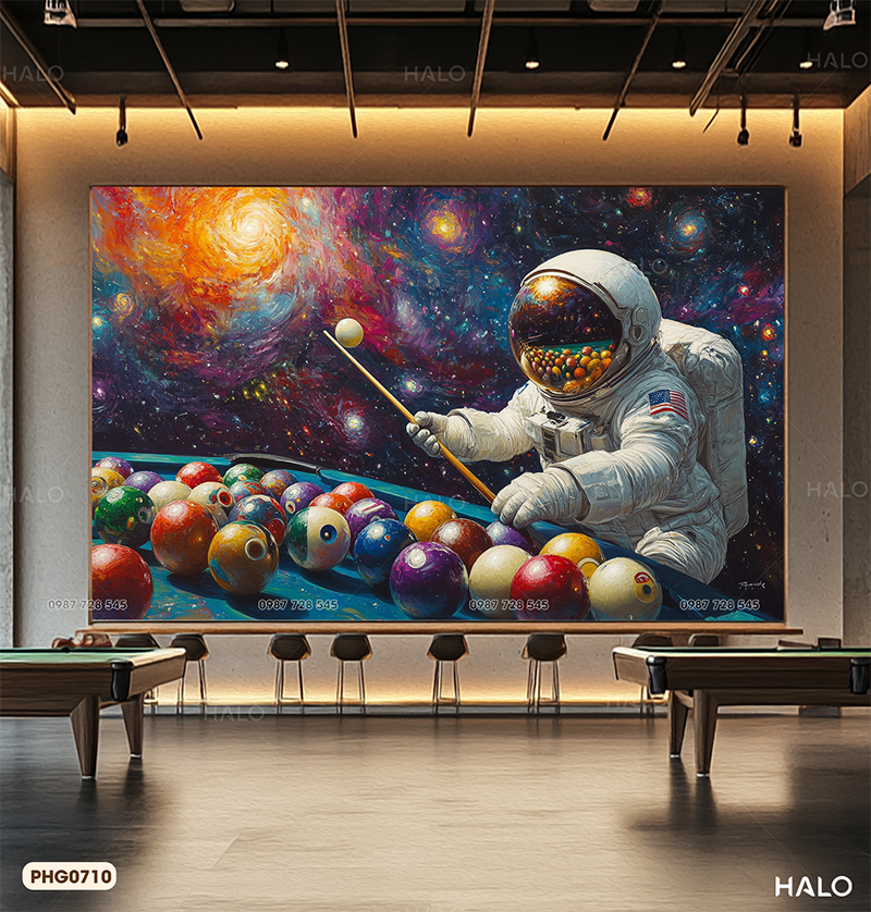  Tranh Dán Tường Bida 8D 16D - PHG0710 