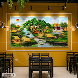  Tranh Dán Tường Phong Cảnh Đồng Quê - QH2910 