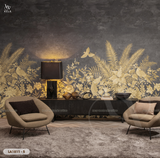  Tranh Dán Tường Lá Tối Giản - LA1811 