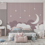  Tranh Dán Tường Tone Hồng Dành Cho Bé Gái 8D 16D - KID311 