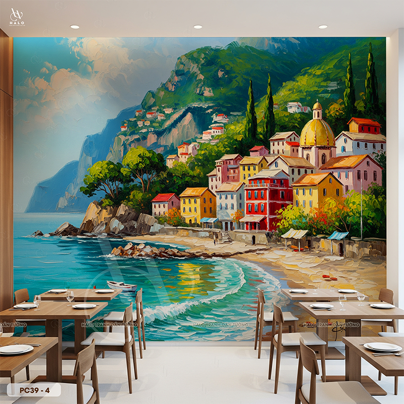  Tranh Dán Tường Phong Cảnh Châu Âu - PC39 