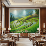  Tranh Dán Tường Ruộng Bậc Thang 8D 16D - R13825 