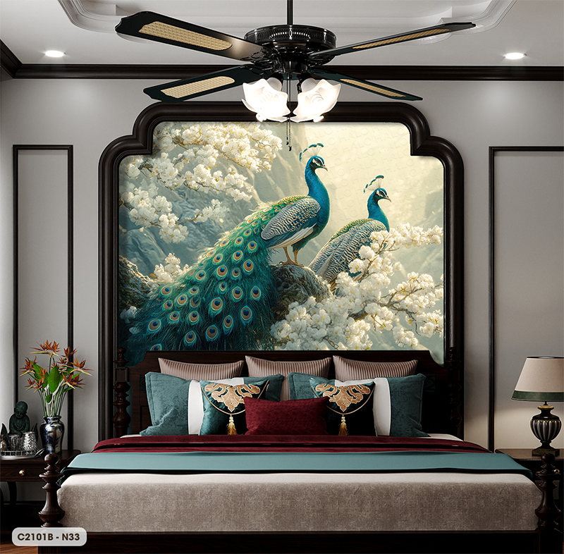  Tranh Dán Tường Hạnh Phúc Viên Mãn 8D 16D - C2101B 