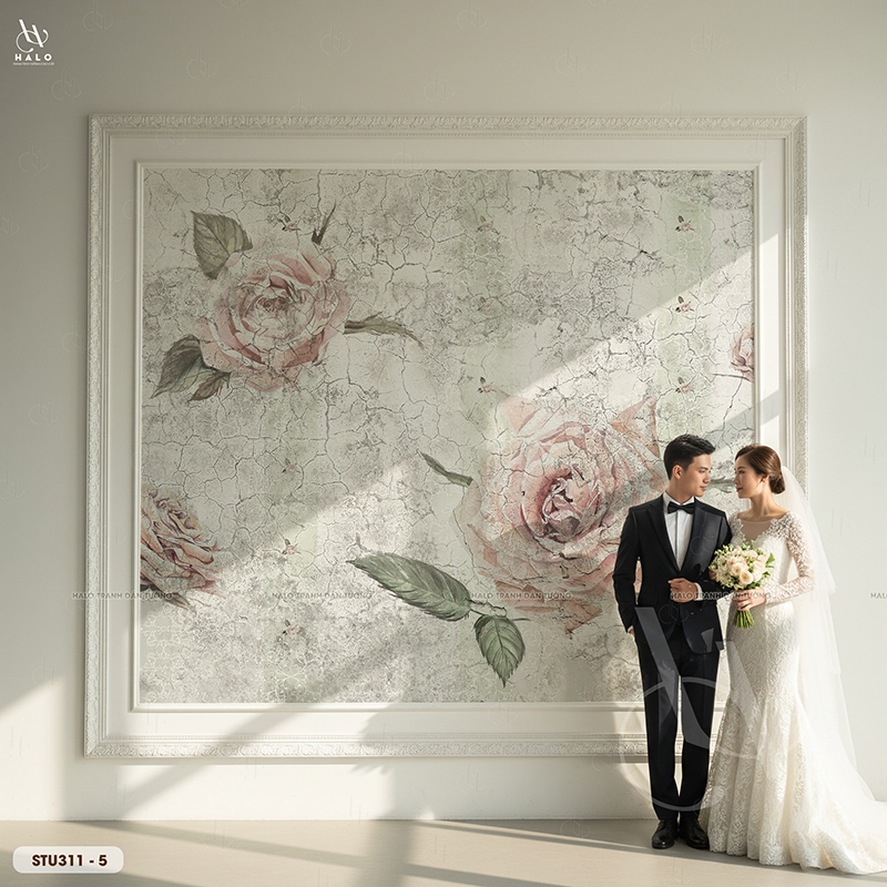  Tranh Dán Studio Wedding 8D 16D - STT311 