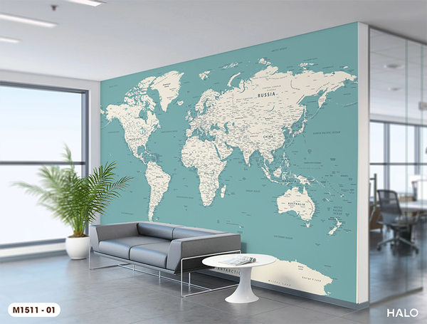  Tranh Dán Tường Bản Đồ 8D 16D - M11 