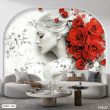  Tranh Dán Tường Vẻ Đẹp Kiêu Sa 8D 16D - G2301 