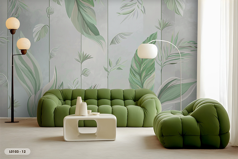  Tranh Dán Tường Lá 8D 16D - L0103 