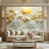  Tranh Dán Tường Hạnh Phúc Viên Mãn 8D 16D - C2101B 