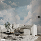  Tranh Dán Tường Bầu Trời Mây Tối Giản 8D 16D - TG311 