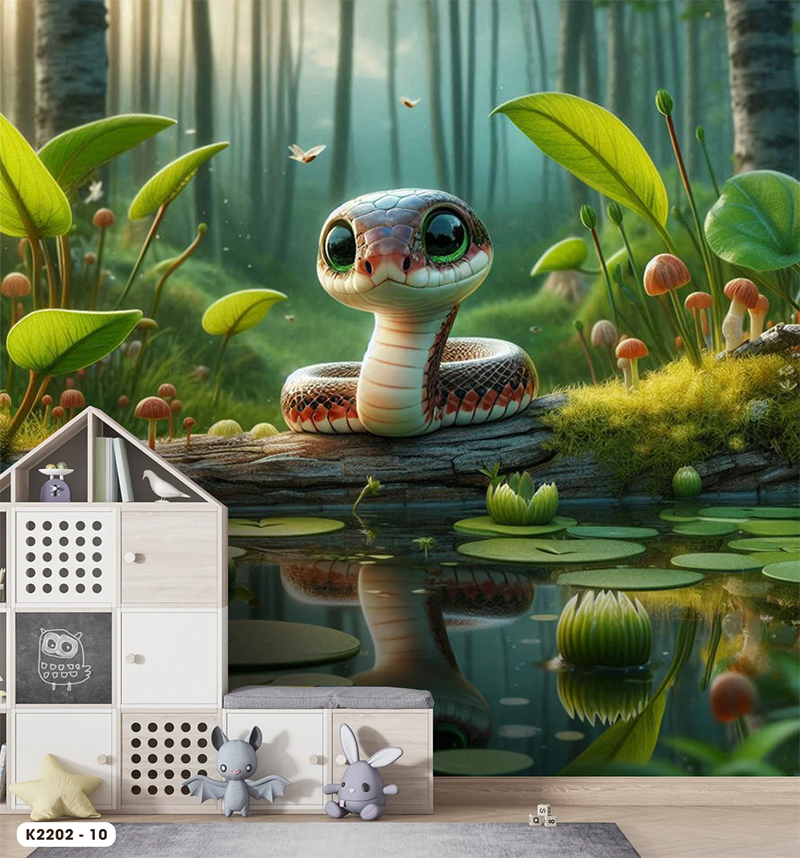  Tranh Dán Tường Động Vật 8D 16D - K2202 