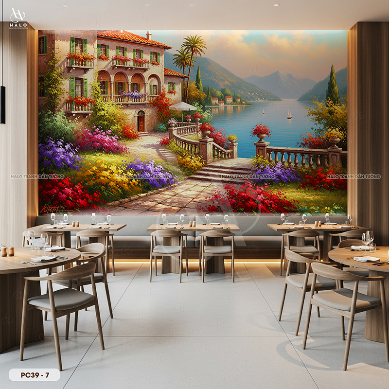  Tranh Dán Tường Phong Cảnh Châu Âu - PC39 