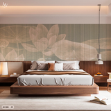  Tranh Dán Tường Hoa Sen 8D 16D - S1103 