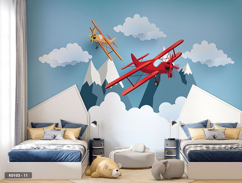  Tranh Dán Tường Cho Phòng Trẻ Em 8D 16D - K0103 