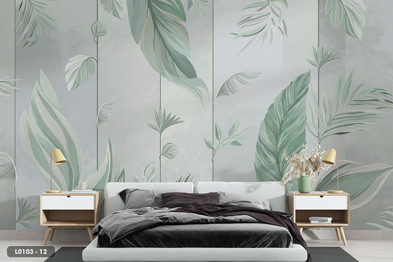  Tranh Dán Tường Lá Cây 8D 16D - L0103 