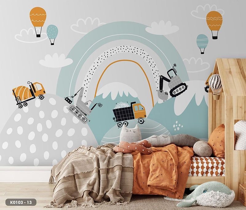  Tranh Dán Tường Cho Phòng Trẻ Em 8D 16D - K0103 