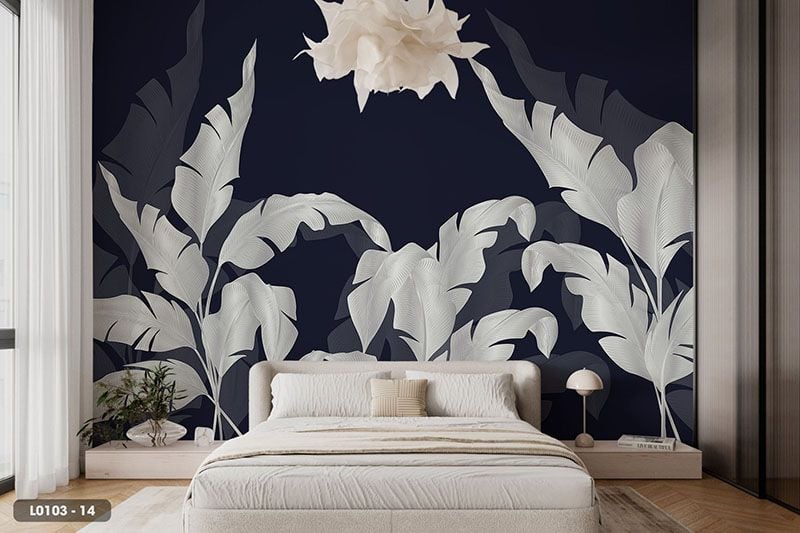  Tranh Dán Tường Lá Cây 8D 16D - L0103 