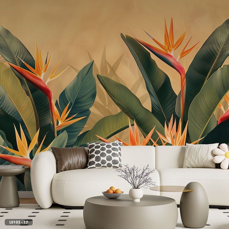  Tranh Dán Tường Lá Cây 8D 16D - L0103 