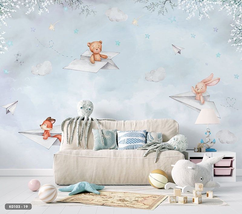  Tranh Dán Tường Cho Phòng Trẻ Em 8D 16D - K0103 