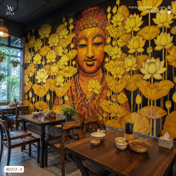 Tranh Dán Bồ Đề Tịnh Tâm - BD313 - 5 