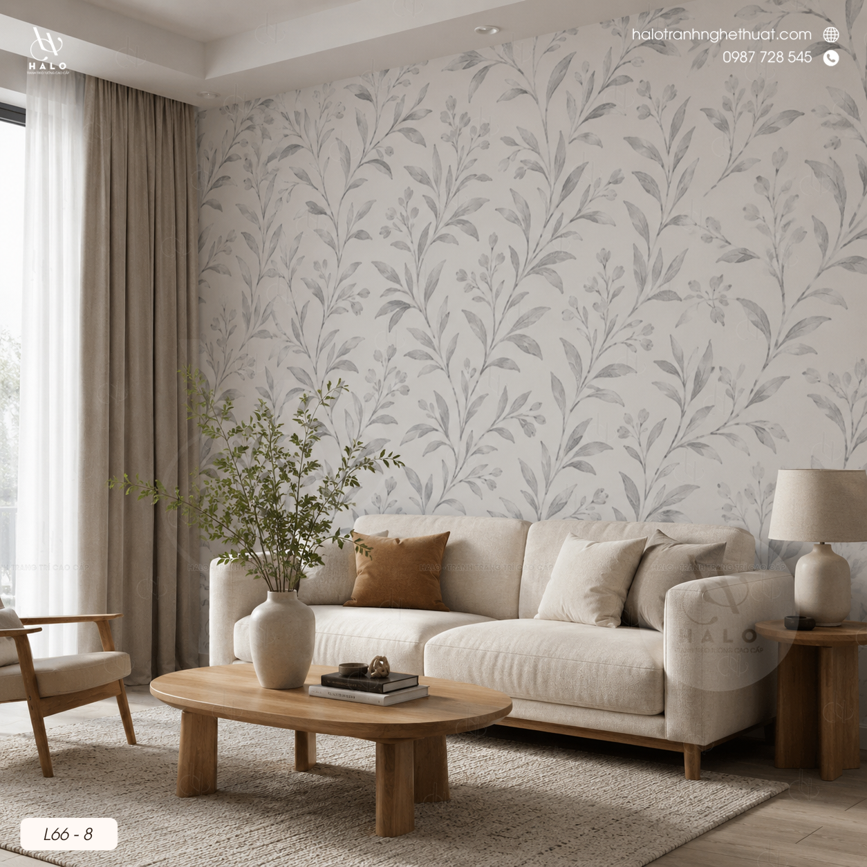  Tranh Dán Tường Họa Tiết Pattern - L66 - 8 