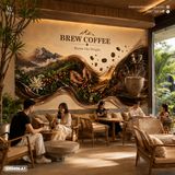  Tranh Dán Tường Coffee - CF2406 - A1 