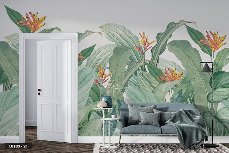  Tranh Dán Tường Lá Cây 8D 16D - L0103 