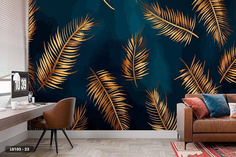  Tranh Dán Tường Lá Cây 8D 16D - L0103 