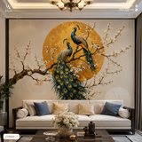  Tranh Dán Khổng Tước Uyên Ương - CONG3 - 1 