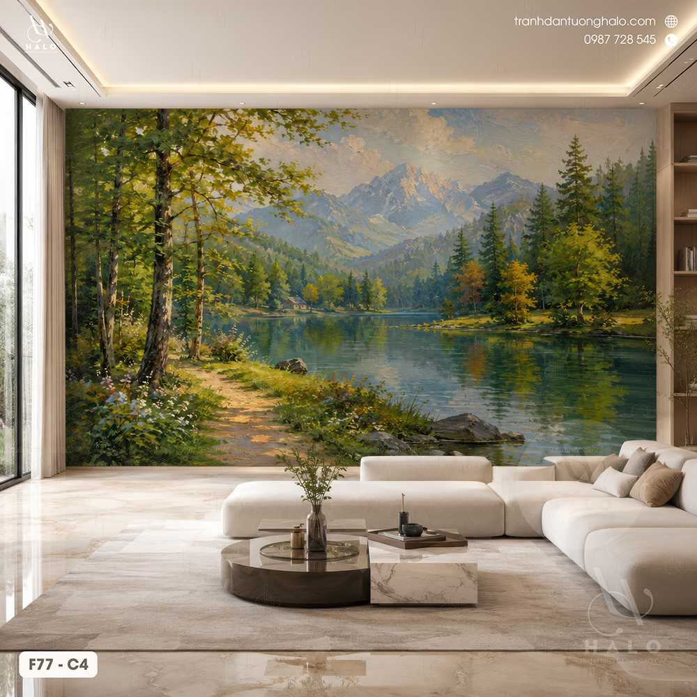  Tranh Dán Tường Châu Âu - F77 - C4 
