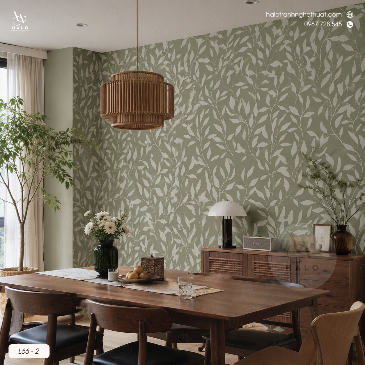  Tranh Dán Tường Họa Tiết Pattern - L66 - 2 