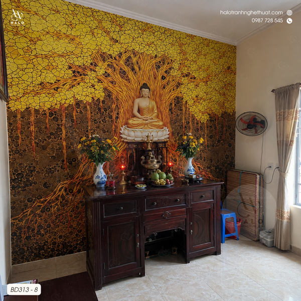  Tranh Dán Bồ Đề Tịnh Tâm - BD313 - 8 