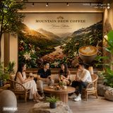  Tranh Dán Tường Coffee - CF2406 - A4 