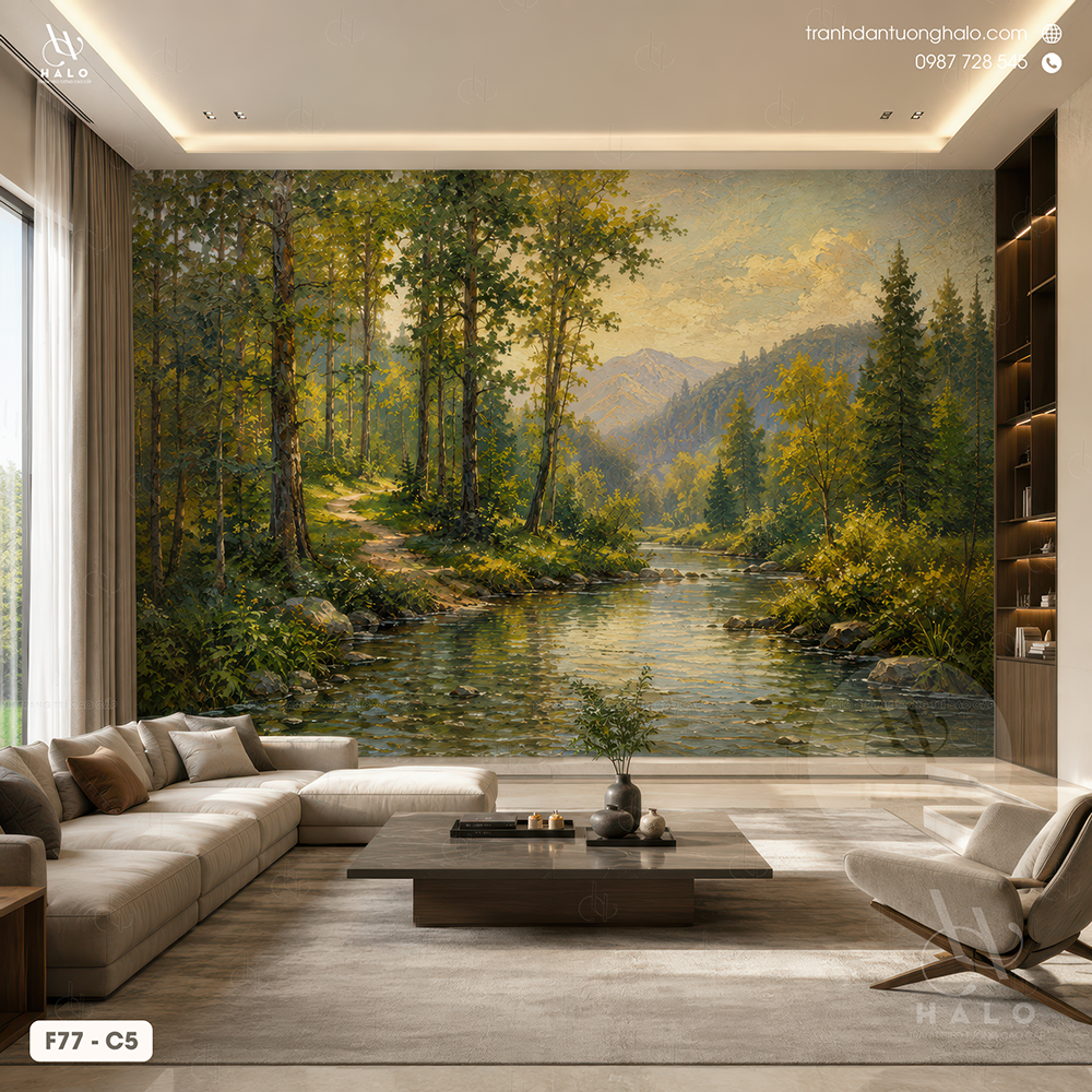  Tranh Dán Tường Châu Âu - F77 - C5 