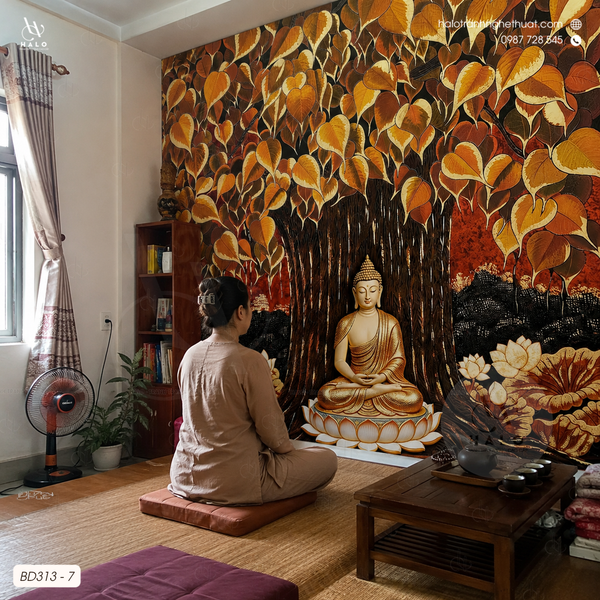  Tranh Dán Bồ Đề Tịnh Tâm - BD313 - 7 