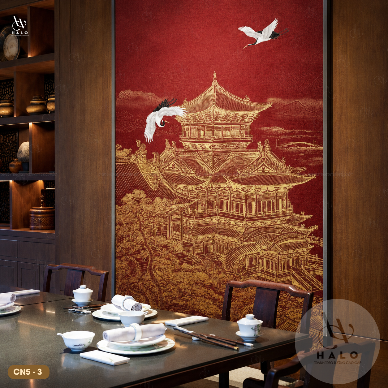  Tranh Dán Tường Indochine - Phong Cảnh Trung Quốc 8D 16D - CN5 - 3 