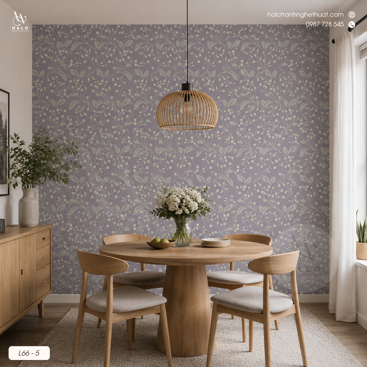  Tranh Dán Tường Họa Tiết Pattern - L66 - 5 