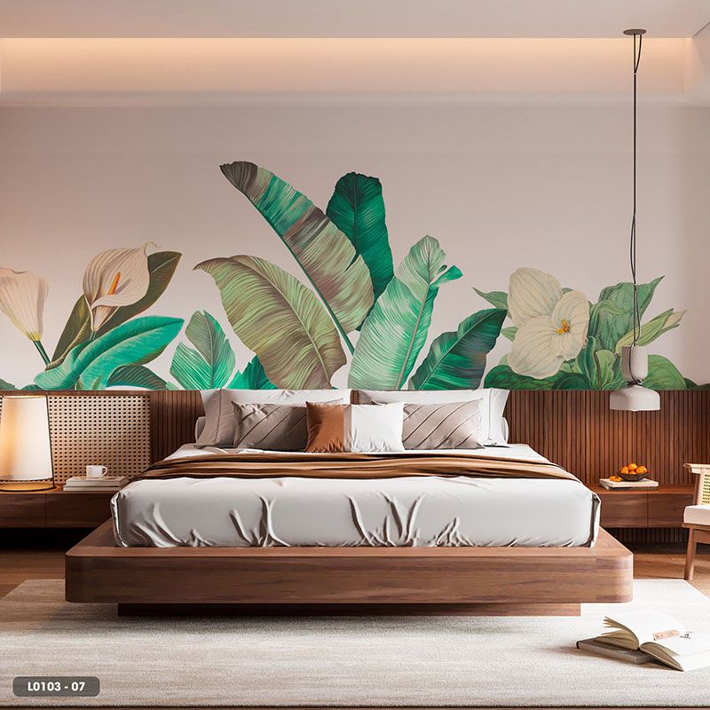  Tranh Dán Tường Lá Cây 8D 16D - L0103 