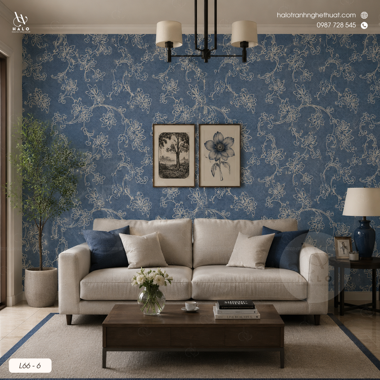  Tranh Dán Tường Họa Tiết Pattern - L66 - 6 