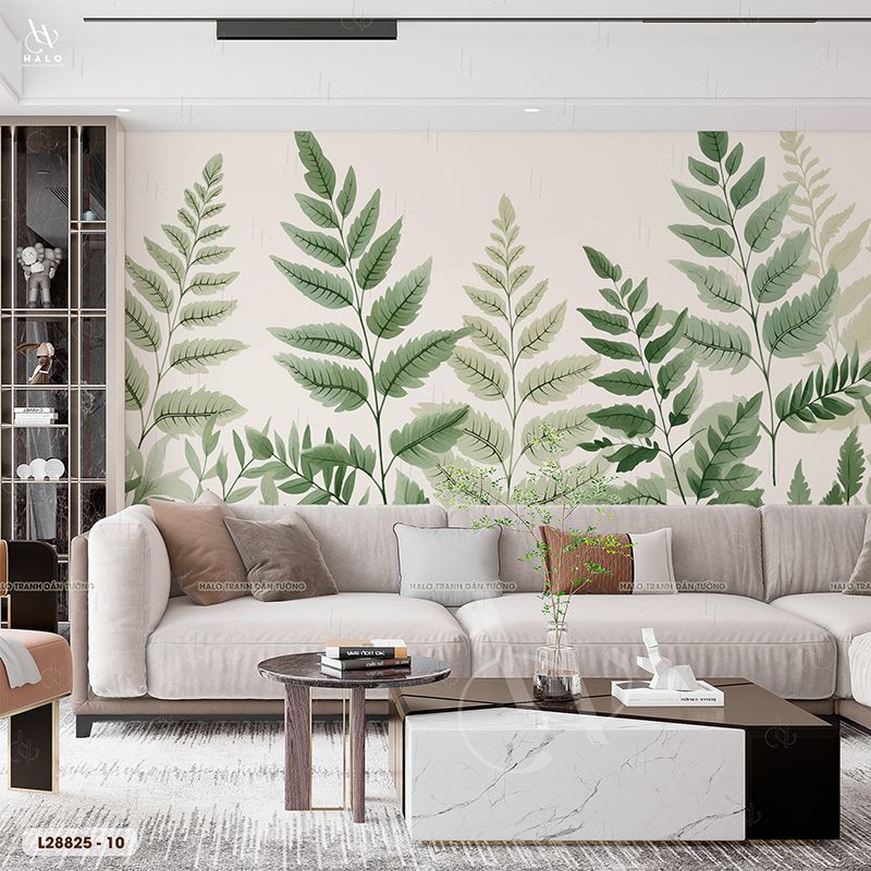  Tranh Dán Tường Lá Cây 8D 16D - L28825 